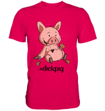 T-Shirt - "dickpig" - Men - Schweinchen's Shop - Unisex-Shirts - Sorbet / S