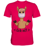 T-Shirt - "och nö" - Men - Schweinchen's Shop - Unisex-Shirts - Sorbet / S
