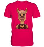T-Shirt - "Herz" - Men - Schweinchen's Shop - Unisex-Shirts - Sorbet / S