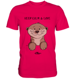 Otter "KEEP CALM" - Premium Shirt - Schweinchen's Shop - Unisex-Shirts -