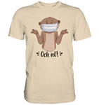 T-Shirt - "och nö" - Men - Schweinchen's Shop - Unisex-Shirts - Sand / S