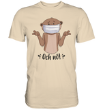 T-Shirt - "och nö" - Men - Schweinchen's Shop - Unisex-Shirts - Sand / S
