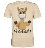 T-Shirt - "is doch doof" - Men - Schweinchen's Shop - Unisex-Shirts - Sand / S