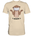 T-Shirt - "mimimi" - Men - Schweinchen's Shop - Unisex-Shirts - Sand / S