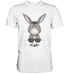 "Esel" - Esel - Premium Shirt - Schweinchen's Shop - Unisex-Shirts - White / S