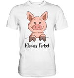 T-Shirt - "kleines Ferkel" - Men - Schweinchen's Shop - Unisex-Shirts - White / S