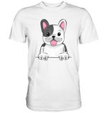 Frenchie o.T. - Premium Shirt - Schweinchen's Shop - Unisex-Shirts - White / S