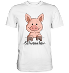 "Schweinchen" - Premium Shirt - Schweinchen's Shop - Unisex-Shirts - White / S