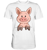 T-Shirt - Schweinchen - Men - Schweinchen's Shop - Unisex-Shirts - White / S