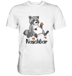 Naschbär - Premium Shirt - Schweinchen's Shop - Unisex-Shirts - White / S