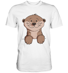 Otter T-Shirt - Premium Shirt - Schweinchen's Shop - Unisex-Shirts - White / S