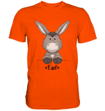"Esel" - Esel - Premium Shirt - Schweinchen's Shop - Unisex-Shirts - Orange / S