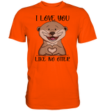 T-Shirt - "LIKE NO OTTER" - Men - Schweinchen's Shop - Unisex-Shirts - Orange / S