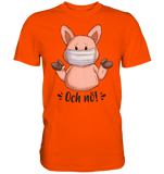 T-Shirt - "och nö" - Men - Schweinchen's Shop - Unisex-Shirts - Orange / S