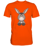Esel o.T. - Men Shirt - Schweinchen's Shop - Unisex-Shirts - Orange / S