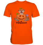T-Shirt - "Halloween" - Men - Schweinchen's Shop - Unisex-Shirts - Orange / S