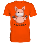 T-Shirt - "mimimi" - Men - Schweinchen's Shop - Unisex-Shirts - Orange / S