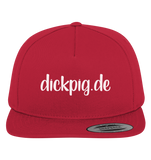 DICKPIG Cap - Black - Premium Snapback - Schweinchen's Shop - Kappen & Mützen - Red / Green / One Size