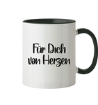 Tasse - "Für Dich" - Christmas - Schweinchen's Shop - Trinkgefäße - Black / 330ml