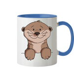 Tasse - Otter - Zweifarbig - Schweinchen's Shop - Tassen - Cambridge Blue / 330ml