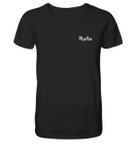 "Ferkules" V Shirt - Martin - Schweinchen's Shop - V-Neck Shirts - Black / S