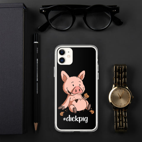 iPhone-Hülle - "DickPig" - Black Edition - Schweinchen's Shop - iPhone 11
