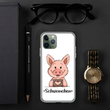 iPhone-Hülle - "Herz Schweinchen" - Schweinchen's Shop - iPhone 11 Pro