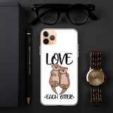 iPhone-Hülle - "Love Each Otter" - Schweinchen's Shop - iPhone 11 Pro Max