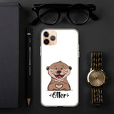 iPhone-Hülle - "Herz Otter" - Schweinchen's Shop - iPhone 11 Pro Max