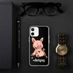 iPhone-Hülle - "DickPig" - Black Edition - Schweinchen's Shop - iPhone 12 mini