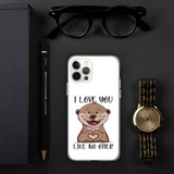 iPhone-Hülle - "Like No Otter" - Schweinchen's Shop - iPhone 12 Pro