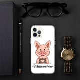 iPhone-Hülle - "Herz Schweinchen" - Schweinchen's Shop - iPhone 12 Pro