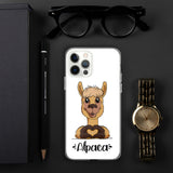 iPhone-Hülle - "Herz Alpaca" - Schweinchen's Shop - iPhone 12 Pro Max
