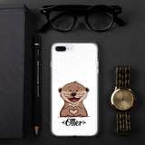 iPhone-Hülle - "Herz Otter" - Schweinchen's Shop - iPhone 7 Plus/8 Plus