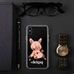 iPhone-Hülle - "DickPig" - Black Edition - Schweinchen's Shop - iPhone X/XS