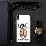 iPhone-Hülle - "Love Each Otter" - Schweinchen's Shop - iPhone XR