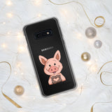 Samsung-Handyhülle - "Herz Schweinchen" - Schweinchen's Shop - Samsung Galaxy S10e