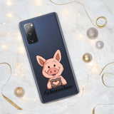 Samsung-Handyhülle - "Herz Schweinchen" - Schweinchen's Shop - Samsung Galaxy S20 FE