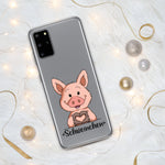 Samsung-Handyhülle - "Herz Schweinchen" - Schweinchen's Shop - Samsung Galaxy S20 Plus