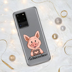 Samsung-Handyhülle - "Herz Schweinchen" - Schweinchen's Shop - Samsung Galaxy S20 Ultra
