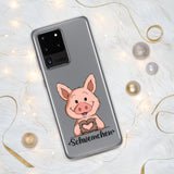 Samsung-Handyhülle - "Herz Schweinchen" - Schweinchen's Shop - Samsung Galaxy S20 Ultra