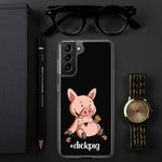 Samsung-Handyhülle - "DickPig" - Black Edition - Schweinchen's Shop - Samsung Galaxy S21 Plus