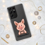 Samsung-Handyhülle - "Herz Schweinchen" - Schweinchen's Shop - Samsung Galaxy S21 Ultra