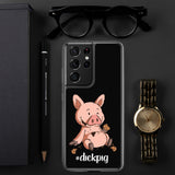 Samsung-Handyhülle - "DickPig" - Black Edition - Schweinchen's Shop - Samsung Galaxy S21 Ultra